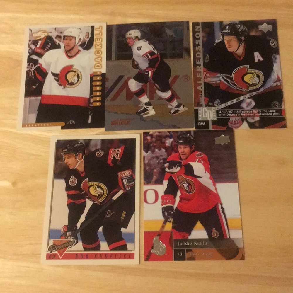 Ottawa Senators NHL Collectible Hockey Cards